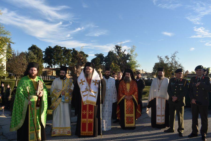 Την Τίμια Κάρα του Αγίου Μόδεστου υποδέχθηκε η 1η Στρατιά (φωτο)