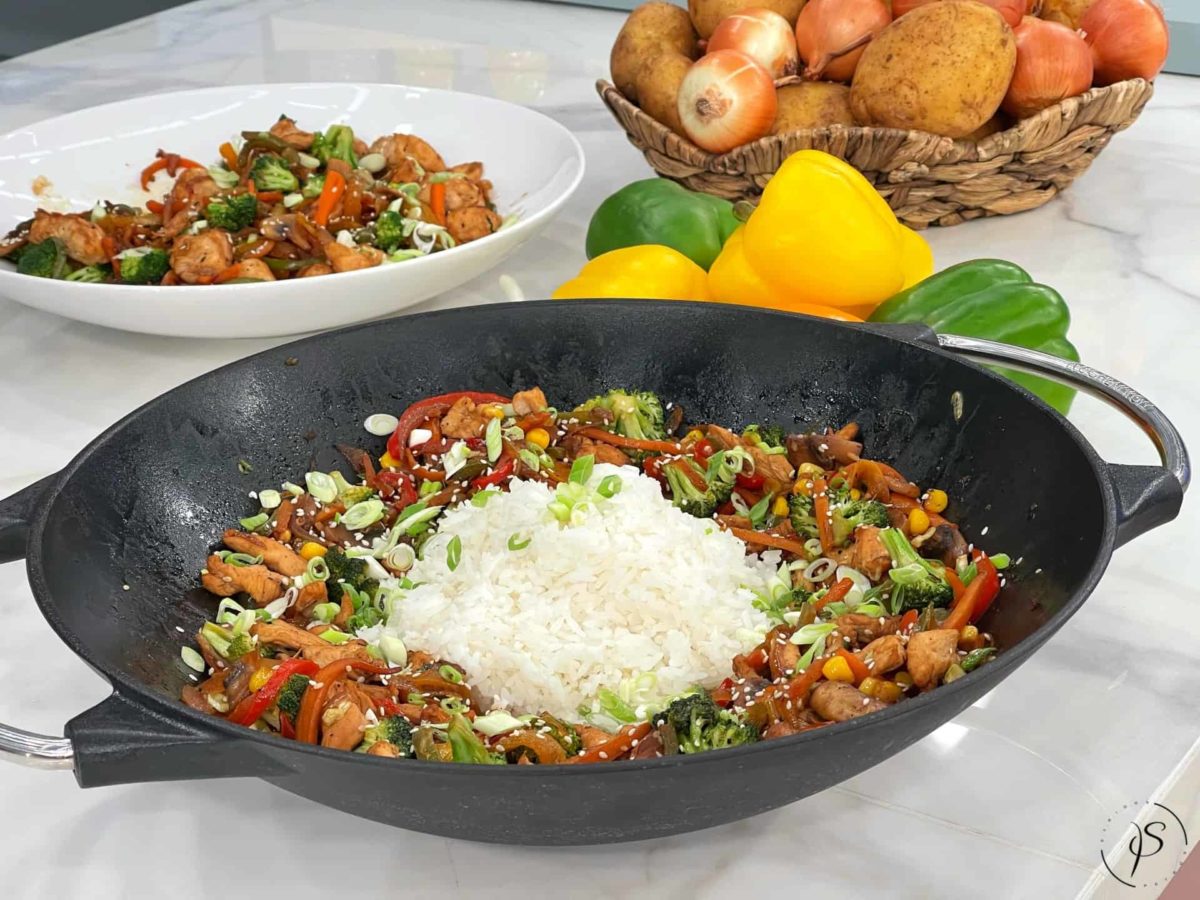 stir fry κοτόπουλο με λαχανικά