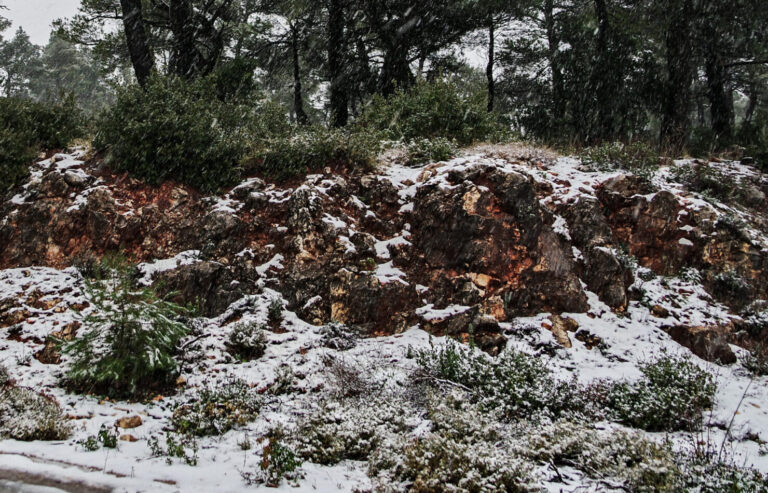 Διακοπή κυκλοφορίας στη λεωφόρο Πάρνηθας λόγω χιονόπτωσης