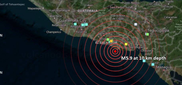 Σεισμός μεγέθους 6,1 Ρίχτερ έπληξε το Ελ Σαλβαδόρ